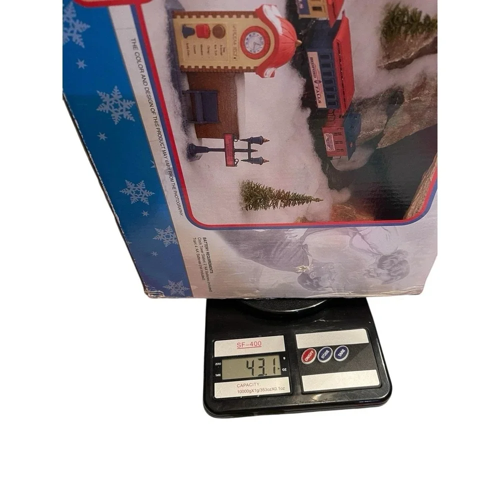 It's A Wonderful Life Bedford Falls Express Train Set No. 179 Tested Works EUC‎